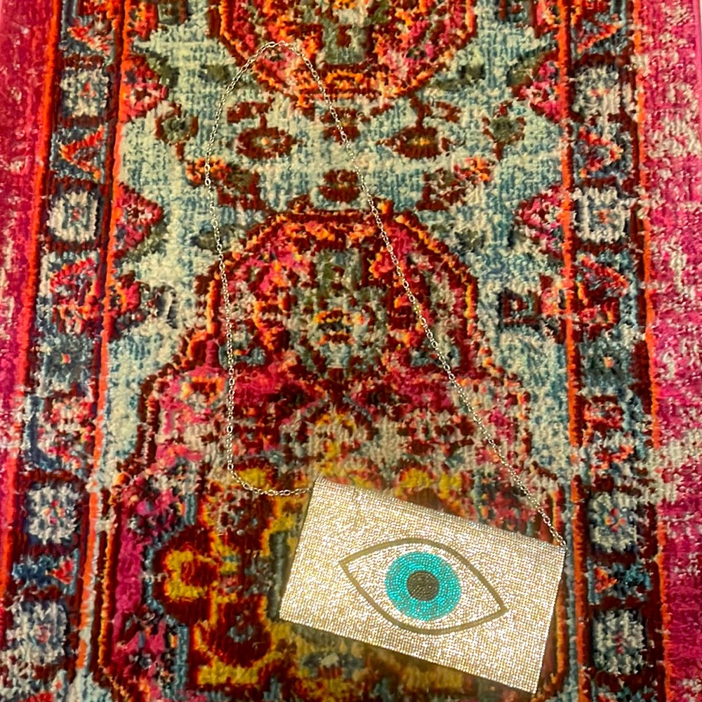 ALL SEEING EYE diamond clutch.